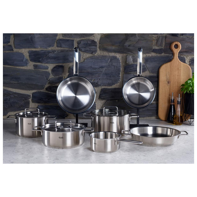 Fissler Padella Pure Collection 28 cm Acciaio Inox Argento
