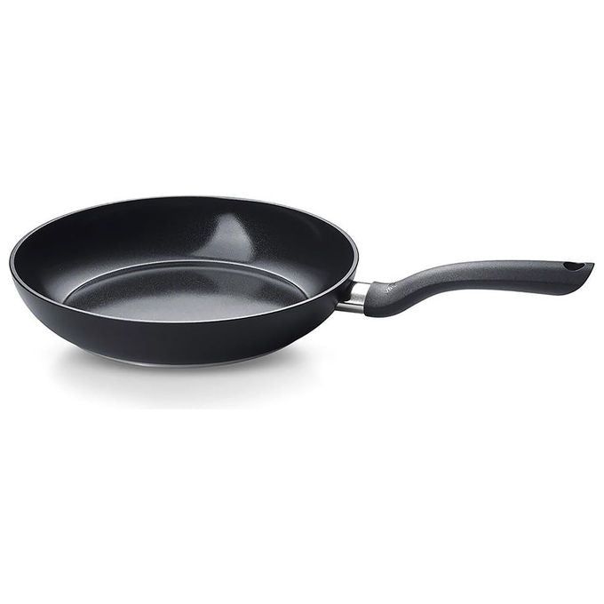 Fissler Padella Essential 28 cm Alluminio con Rivestimento Ceramico Nero Made in Germany