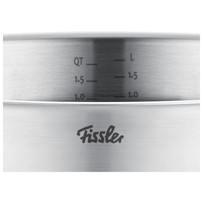 Fissler Padella da Portata Pure Collection Acciaio Inox 24 cm per Induzione