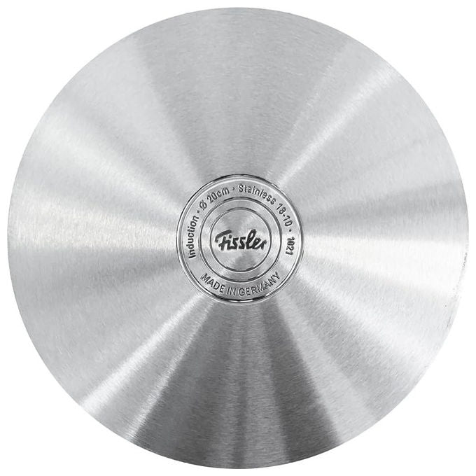 Fissler Padella da Portata Pure Collection Acciaio Inox 24 cm per Induzione