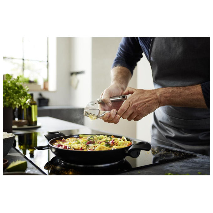 Fissler Essential Padella 28 cm Rivestimento Ceramico Alluminio Riciclato