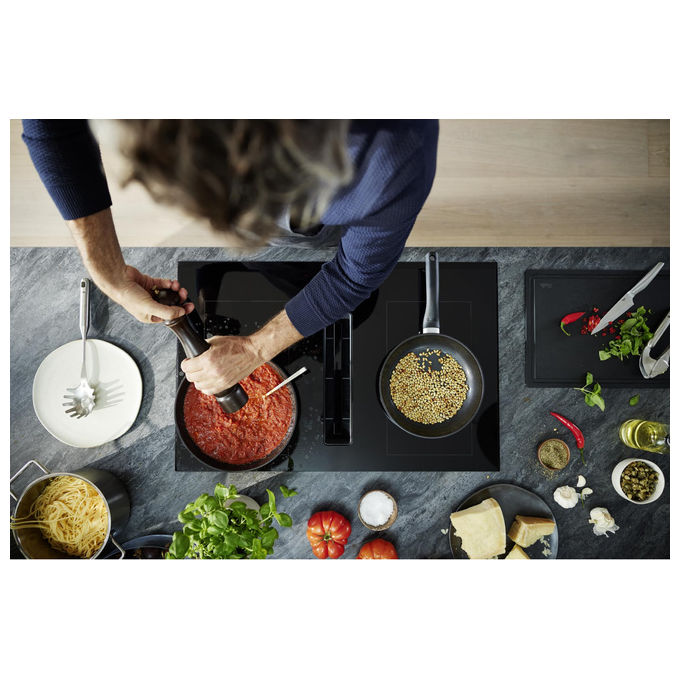 Fissler Padella Essential 20 cm Alluminio Rivestimento Ceramico Nero Made in Germany