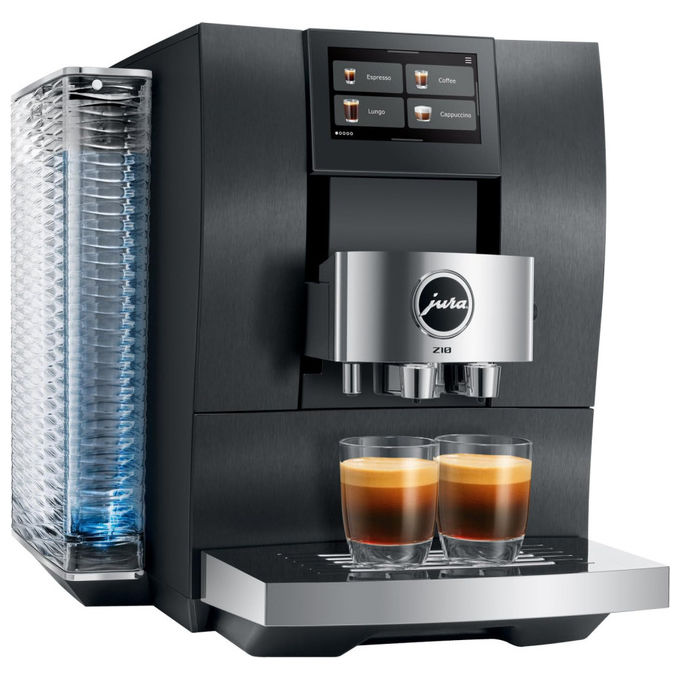 JURA Macchina da Caffe' Automatica Z10 Aluminium Black Display Touch 4.3 WiFi 51 Bevande