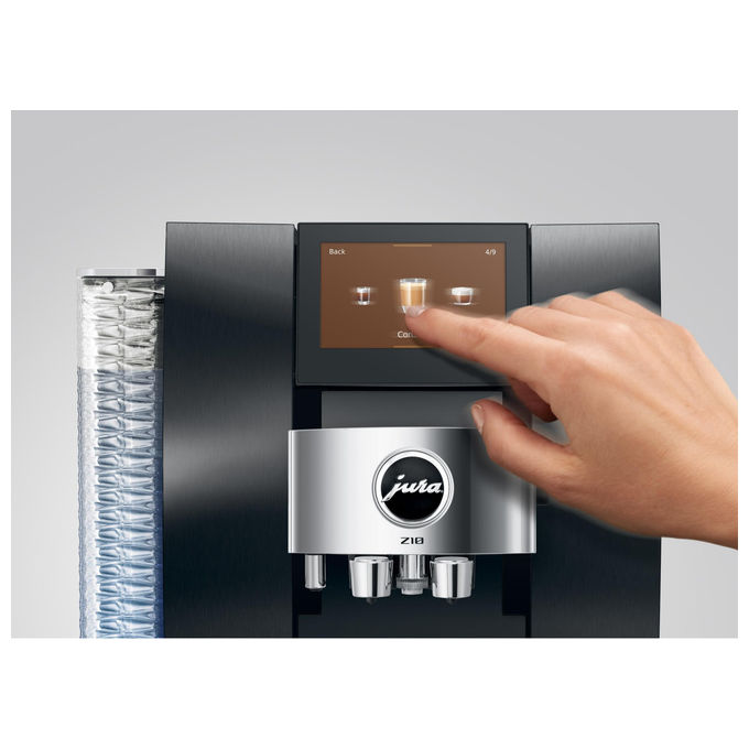 JURA Macchina da Caffe' Automatica Z10 Aluminium Black Display Touch 4.3 WiFi 51 Bevande