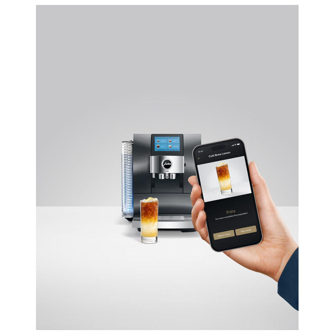 JURA Macchina da Caffe' Automatica Z10 Aluminium Black Display Touch 4.3 WiFi 51 Bevande