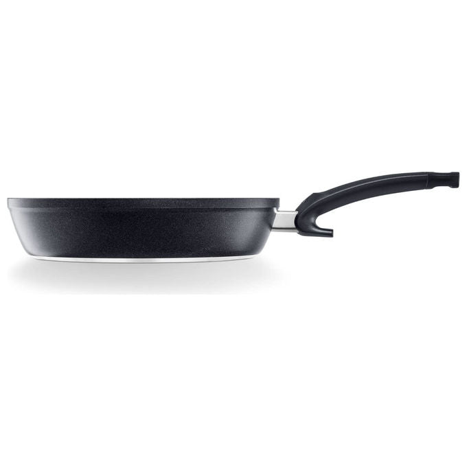 Fissler Padella Adamant Comfort 26 cm Alluminio Sigillata Antiaderente Antigraffio Induzione Nero