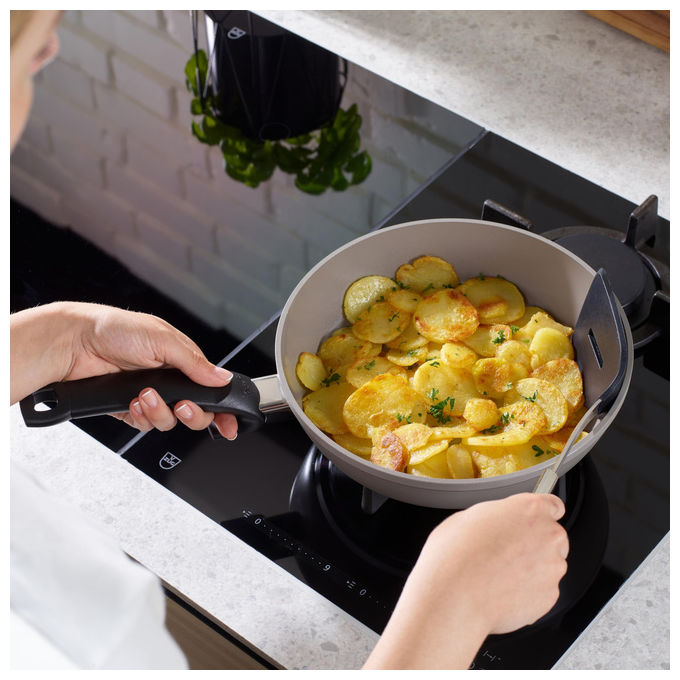 Fissler Set 2 Padelle Ceratal Comfort 28 e 24 cm Rivestimento Antiaderente Made in Germany