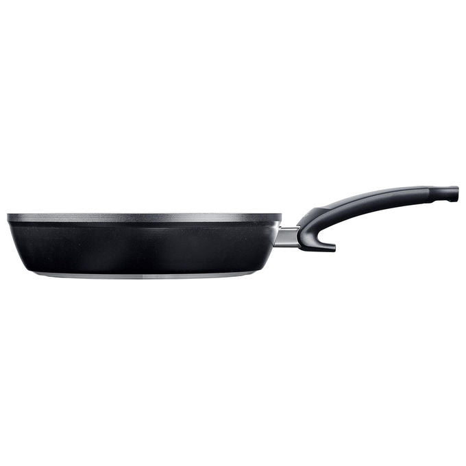Fissler Padella Ceratal Comfort Orbit Black 24 cm Alluminio con Rivestimento in Ceramica