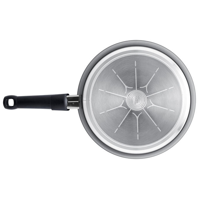 Fissler Padella Ceratal Comfort Orbit Black 24 cm Alluminio con Rivestimento in Ceramica