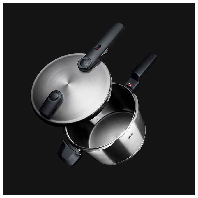Fissler Pentola a Pressione Vitaquick Grande 6 L 22 cm Acciaio Inox Induzione Made in Germany