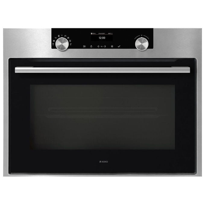 ASKO Forno Combinato a Microonde Acciaio Inox Nero 50 lt 45 cm OCM 8464 S