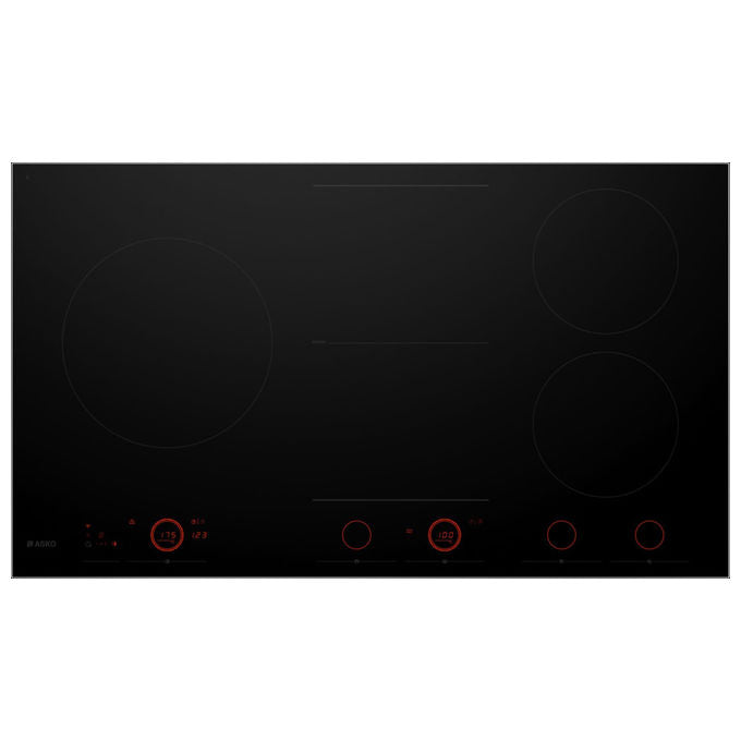 ASKO Piano Cottura a Induzione da Incasso 90 cm 5 Fornelli Nero