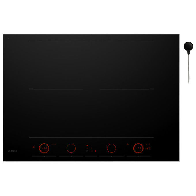 ASKO Piano Cottura a Induzione 72 cm 4 Zone Vetroceramica Nero