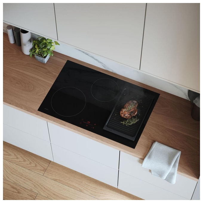 Asko, Piano Cottura a Induzione, 80 cm, da Incasso, 4 Zone, Nero