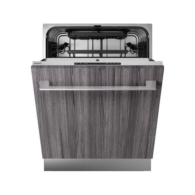 Asko DFI8447D Lavastoviglie a Scomparsa Totale 14 coperti Classe A 42 dB 9 programmi Terzo Cestello Display LCD (82x60x55 cm) colore Acciaio Inox