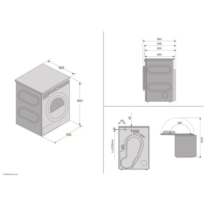 ASKO Asciugatrice a Pompa di Calore 8 kg Classe C Bianco