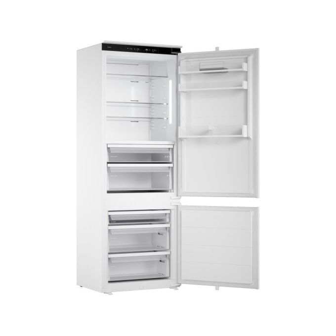 Asko frigorifero combinato RBC297SND1, 371 L, no frost, classe D, 35 dB, display LED touch, Bianco, 194 cm