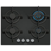 Siemens iQ500 EP6A6HI10 Piano Cottura a Gas Nero 59 cm 4 Fuochi da Incasso