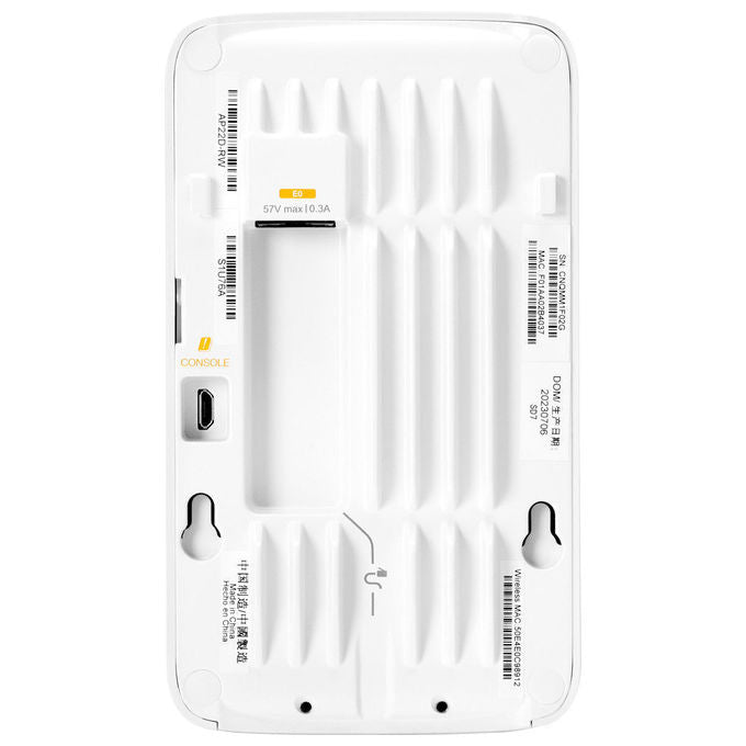 HPE S1U76A Access Point Wi-Fi 6 Dual Radio 2x2 Ap22D 1200 Mbit-s Bianco