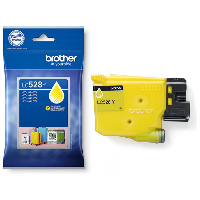 Brother Cartuccia Inchiostro Giallo Originale LC528Y 5000 Pagine