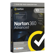 Norton 360 Advanced 2026 Antivirus Suite di Sicurezza 10 Dispositivi 200GB Backup Cloud VPN Password Manager Licenza ESD 1 Anno