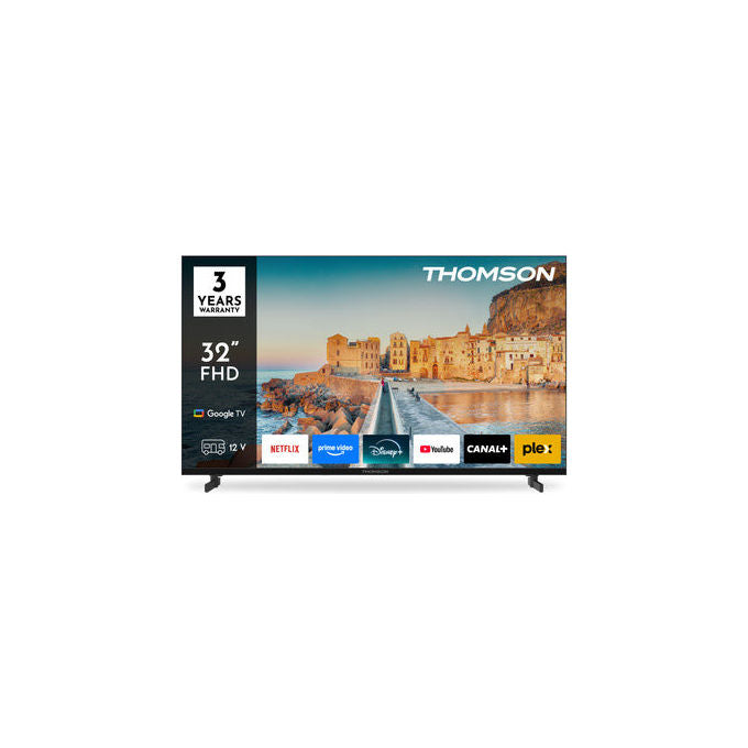 Thomson 32FG2S15C G63 Series Smart TV 32'' LED Full HD Google TV Direct-LED HDR10 Wi-Fi Bluetooth DVB-T2 3 HDMI colore Nero