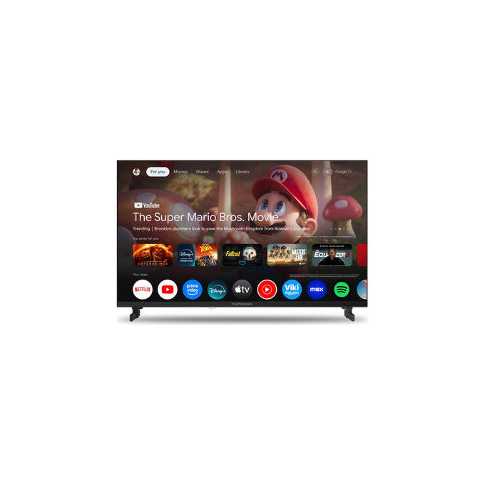 Thomson 32FG2S15C G63 Series Smart TV 32'' LED Full HD Google TV Direct-LED HDR10 Wi-Fi Bluetooth DVB-T2 3 HDMI colore Nero