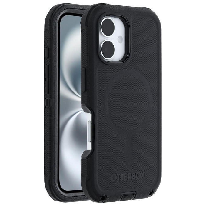 Otterbox Cover Defender Series MagSafe per iPhone 16 Antiurto Nero