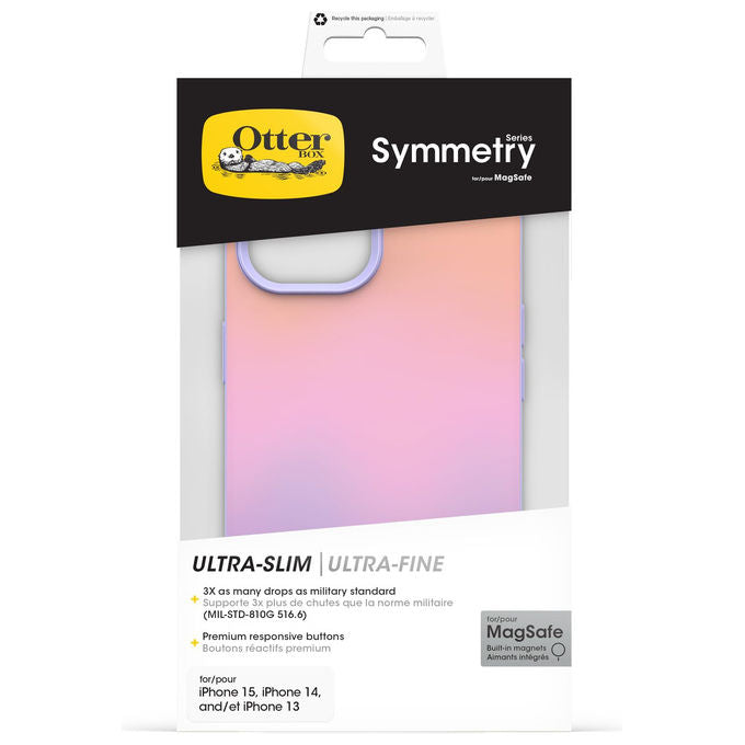 OtterBox 77-93399 Symmetry Custodia MagSafe iPhone 17e 16e 15 14 13 protezione MIL-STD-810G colore Ombre
