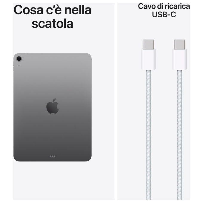 Apple, iPad Air 11'', Wi-Fi, 512GB, Grigio siderale