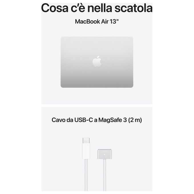 Apple MacBook Air 13 24GB RAM 1TB SSD Argento Chip M5