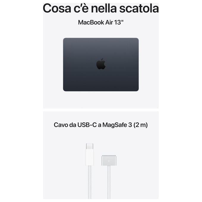 Apple MacBook Air 13'' Chip M5 24GB RAM 1TB SSD Mezzanotte