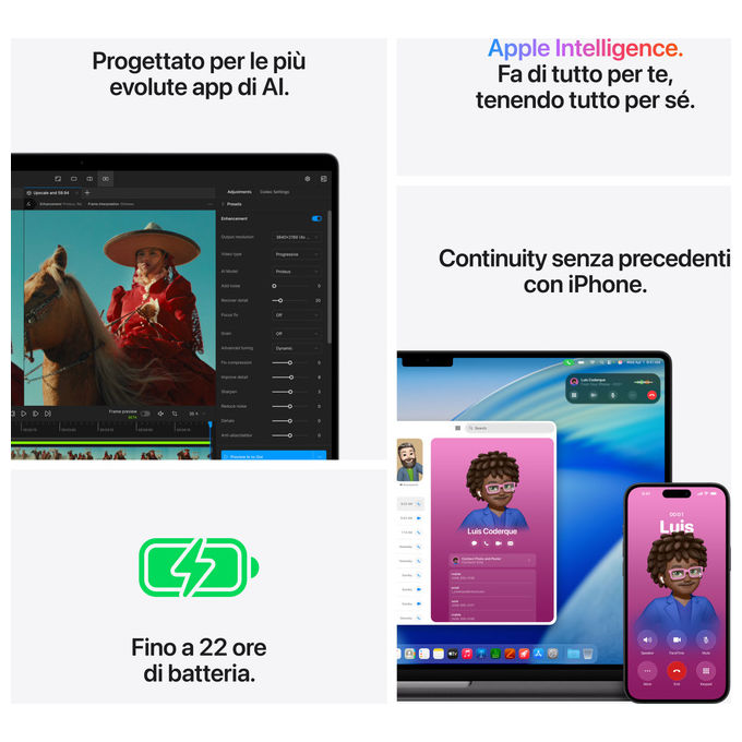 Apple, MacBook Pro 16'' M5 Max, 36GB RAM, 2TB SSD, Argento