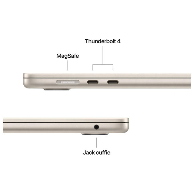 Apple MacBook Air 153'' Chip M5 16GB RAM 512GB SSD Wi-Fi 7 Galassia