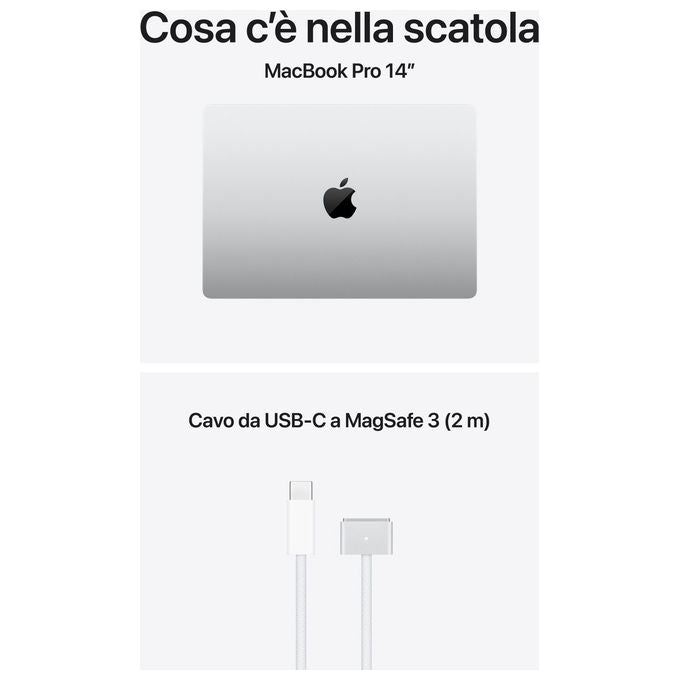 Apple, MacBook Pro 14'' M5 Pro, 24GB RAM, 1TB SSD, Argento