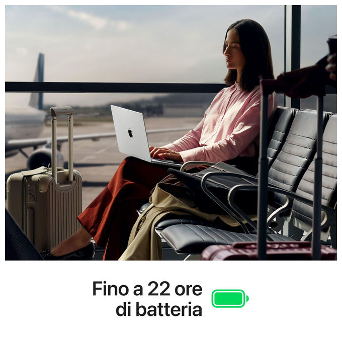 Apple, MacBook Pro, Chip M5 Pro, 24GB, 2TB SSD, 14.2'' Liquid Retina XDR, Argento