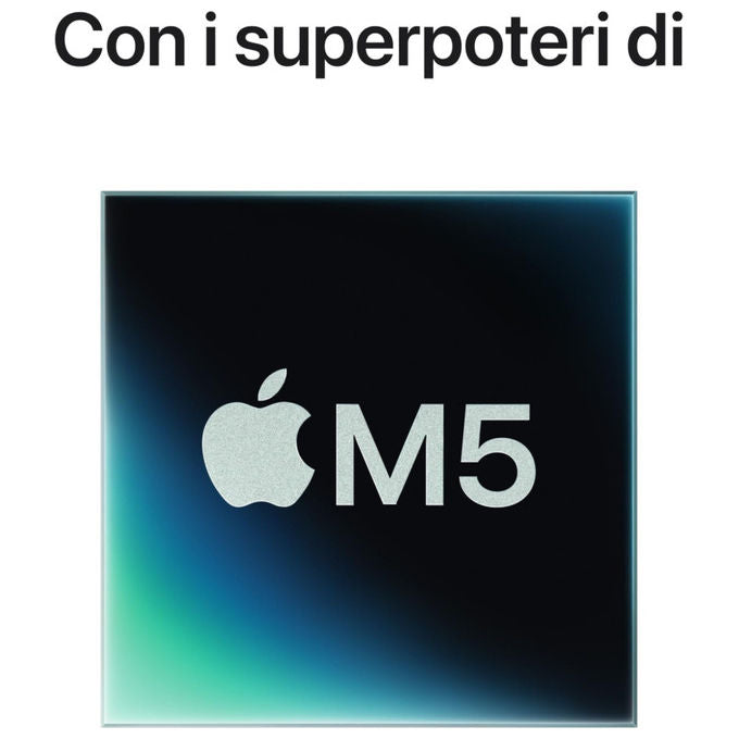 Apple, MacBook Pro 14.2'', Chip M5, 32GB, 1TB SSD, Wi-Fi 7, Nero siderale
