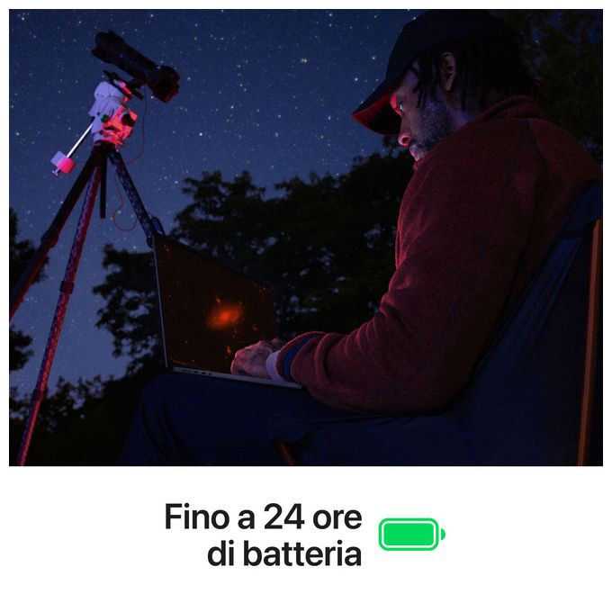 Apple MGEA4T-A MacBook Pro 16 pol M5 Pro 18-core CPU 20-core GPU 1TB SSD 24GB RAM colore Nero Siderale