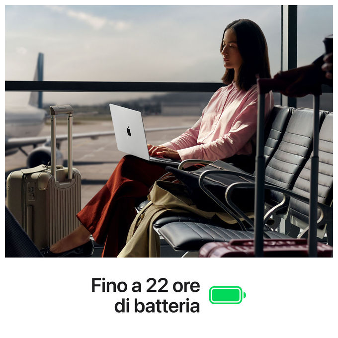 Apple MGDP4TA MPN MacBook Pro 14 Notebook M5 Pro 24GB RAM 2TB SSD colore Argento