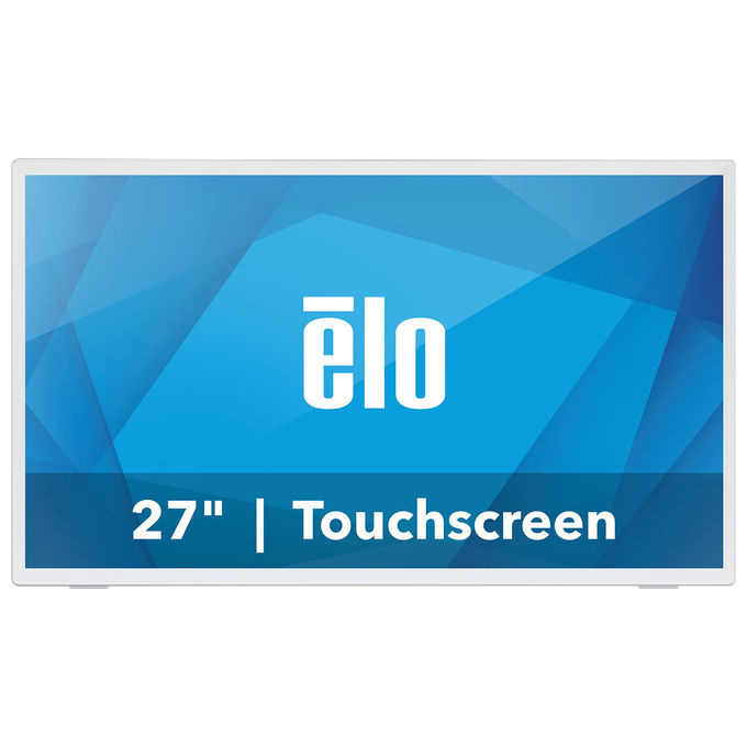ELO, Monitor Touchscreen 27'' Full HD, Antiriflesso, 10 Touch, Bianco