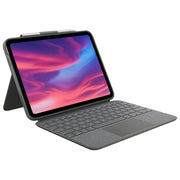 Logitech Custodia con Tastiera Combo Touch Grigio Layout UK per iPad (10a gen)