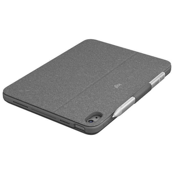 Logitech Custodia con Tastiera Combo Touch Grigio Layout UK per iPad (10a gen)