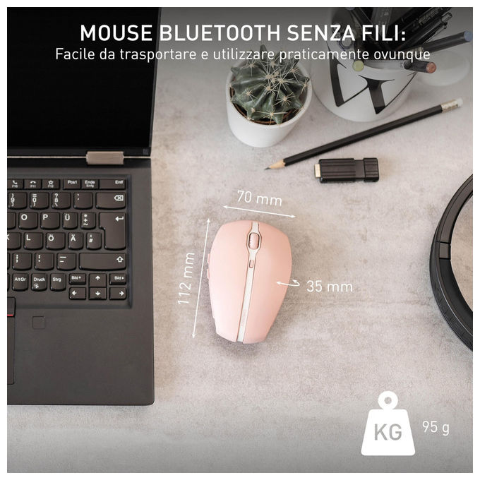 Cherry Mouse Bluetooth Multi-Dispositivo 1000-2000 DPI Cherry Blossom
