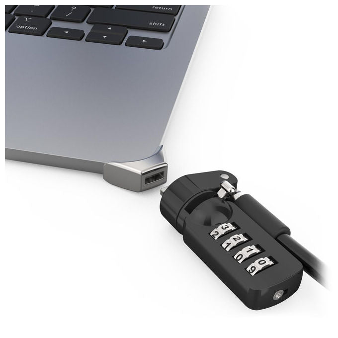 Compulocks Blocco di Sicurezza The Ledge per MacBook Air M2 M3 con Serratura a Combinazione Cavo di Sicurezza