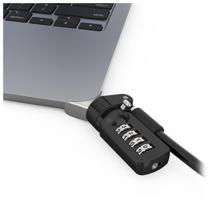 Compulocks Blocco di Sicurezza The Ledge per MacBook Air M2 M3 con Serratura a Combinazione Cavo di Sicurezza