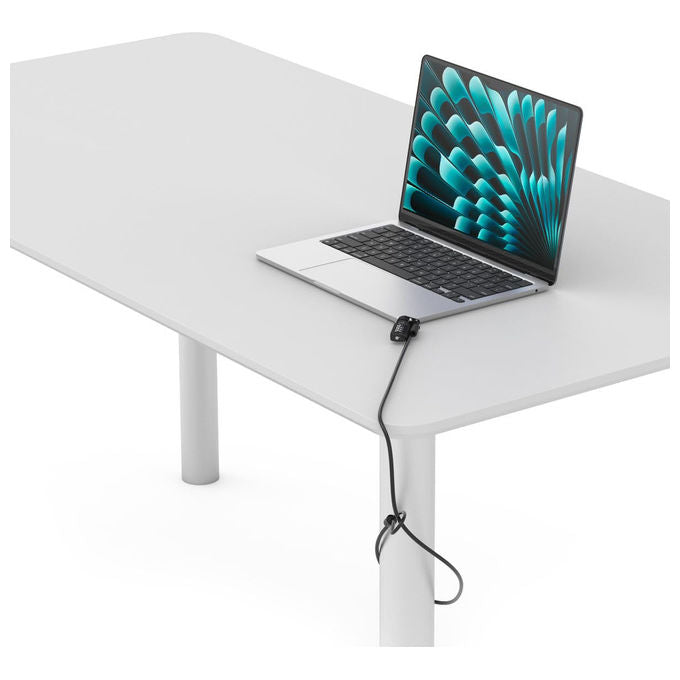 Compulocks Blocco di Sicurezza The Ledge per MacBook Air M2 M3 con Serratura a Combinazione Cavo di Sicurezza
