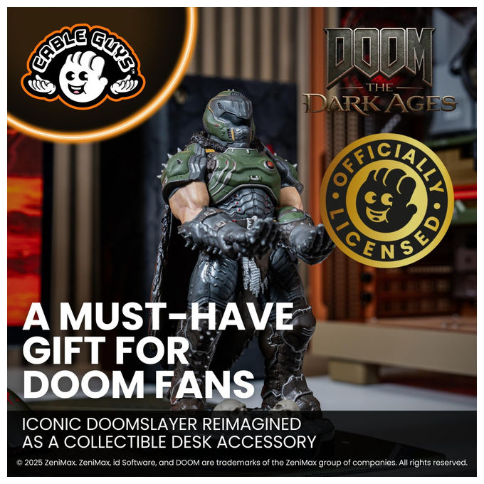 Cableguys Supporto Controller Doomslayer Porta Telefono Compatibile con Xbox e PlayStation