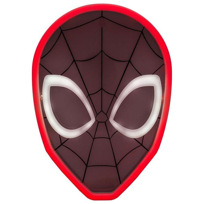 Paladone Luce Neon LED Spiderman Decorazione da Parete Licenza Ufficiale Marvel Rosso