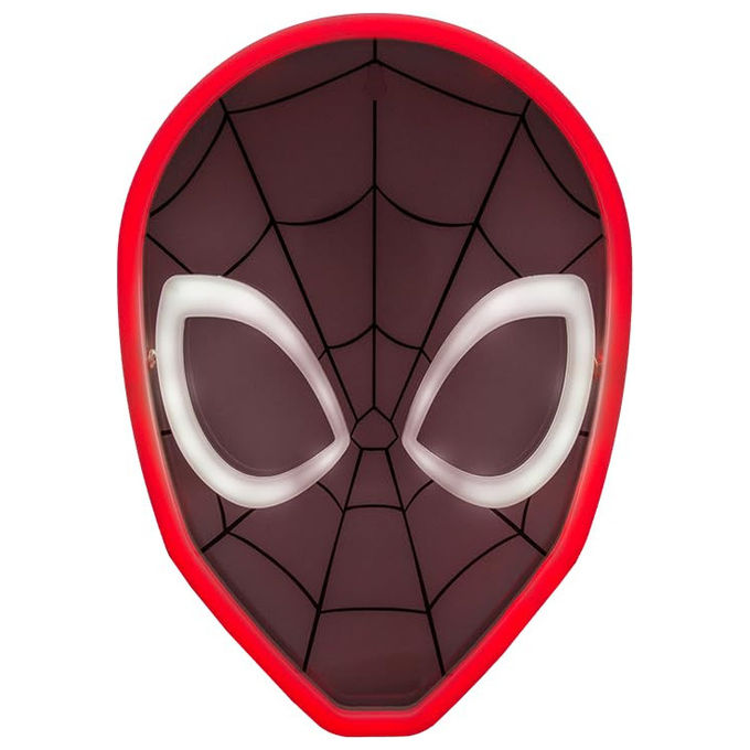 Paladone Luce Neon LED Spiderman Decorazione da Parete Licenza Ufficiale Marvel Rosso