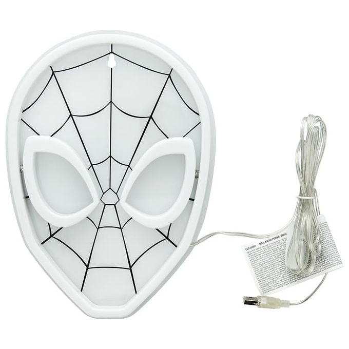Paladone Luce Neon LED Spiderman Decorazione da Parete Licenza Ufficiale Marvel Rosso